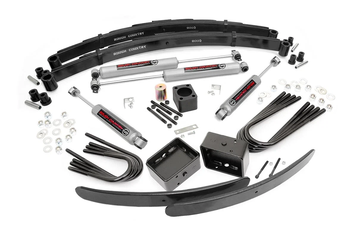 Fits Chevy C30_K30 Truck(77-87)_C3500_K3500 (88-91) 6_ Lift Rear Blocks 251.2